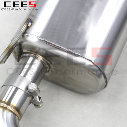 CEES Factory Valved Exhaust Catback For BMW M2 Competition/M2C 3.0T F87 2018-2023 304 Exhaust Pipes Escape Auto Parts