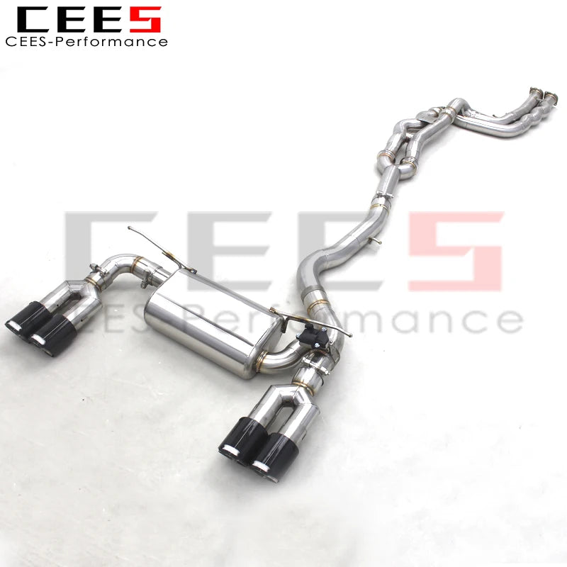 CEES Factory Valved Exhaust Catback For BMW M2 Competition/M2C 3.0T F87 2018-2023 304 Exhaust Pipes Escape Auto Parts