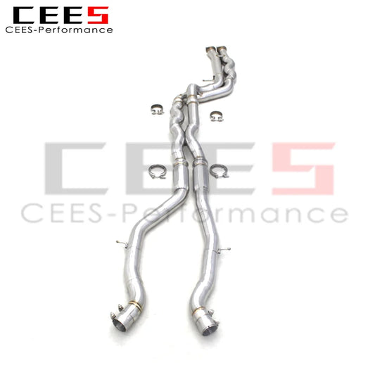 CEES Factory competitive price hot sale Equal length Mid pipe For BMW M3/M4 F80 F82 F83 S55 3.0T 2014-2019 Stainless Steel