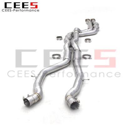 CEES Factory competitive price hot sale Equal length Mid pipe For BMW M3/M4 F80 F82 F83 S55 3.0T 2014-2019 Stainless Steel