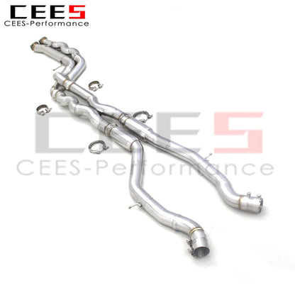 CEES Factory competitive price hot sale Equal length Mid pipe For BMW M3/M4 F80 F82 F83 S55 3.0T 2014-2019 Stainless Steel