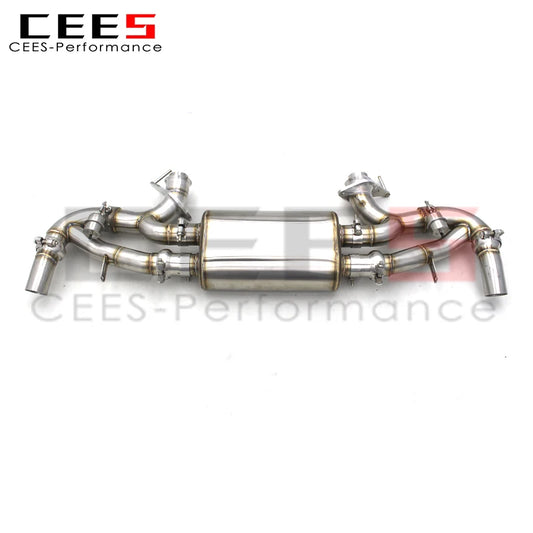 CEES Factory outlet Axle Exhaust For V12/V8 Vantage 6.0/4.7 2009-2022 Catback Exhaust System Exhaust Pipe