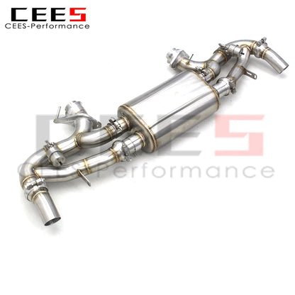 CEES Factory outlet Axle Exhaust For V12/V8 Vantage 6.0/4.7 2009-2022 Catback Exhaust System Exhaust Pipe