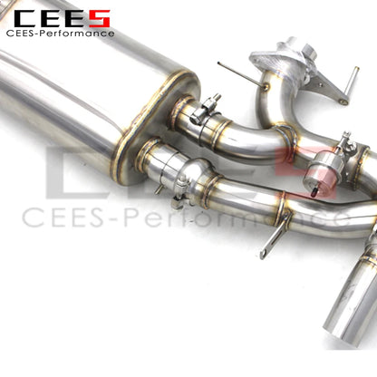 CEES Factory outlet Axle Exhaust For V12/V8 Vantage 6.0/4.7 2009-2022 Catback Exhaust System Exhaust Pipe