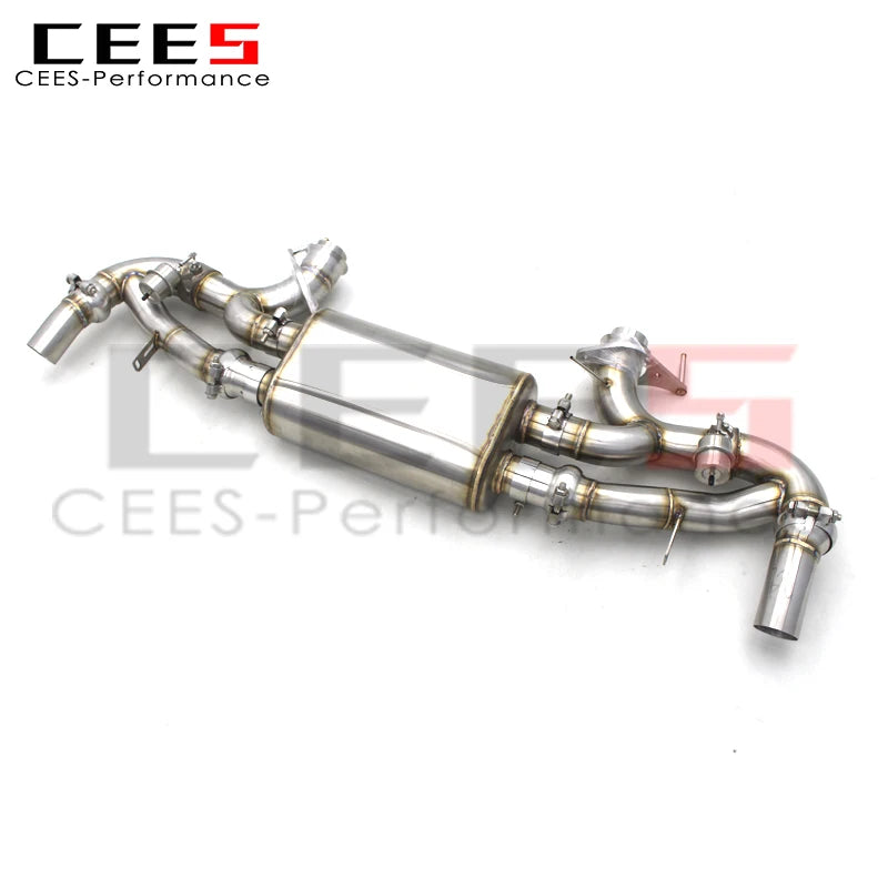 CEES Factory outlet Axle Exhaust For V12/V8 Vantage 6.0/4.7 2009-2022 Catback Exhaust System Exhaust Pipe