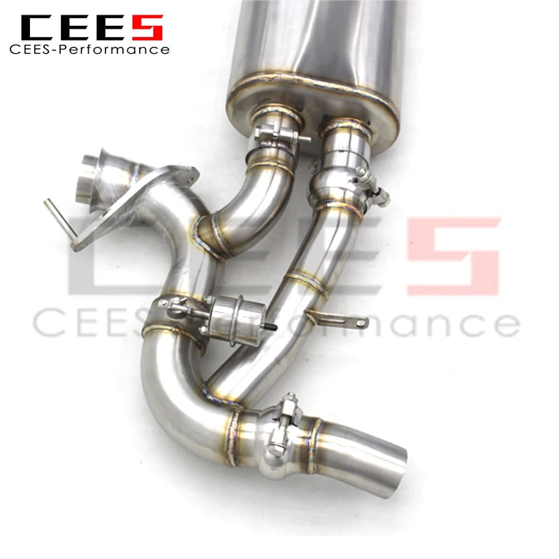 CEES Factory outlet Axle Exhaust For V12/V8 Vantage 6.0/4.7 2009-2022 Catback Exhaust System Exhaust Pipe