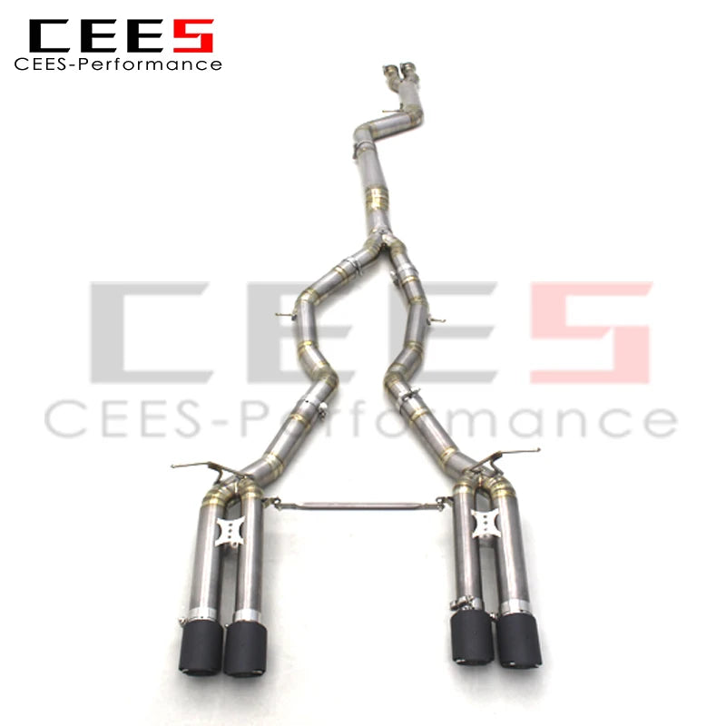 CEES Factory outlet Newest Titanium exhaust pipes For BMW M3/M4 F80/F82/F8X 3.0T 2015-2019 Racing Car Catback Exhaust Systems