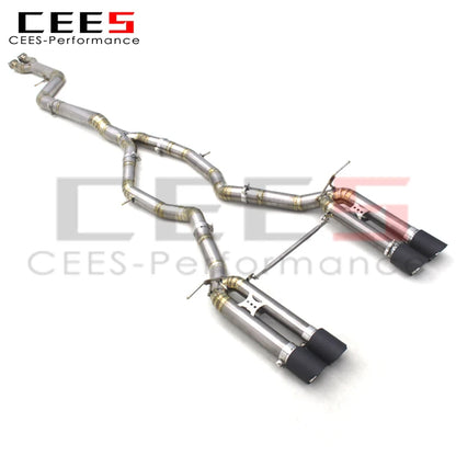 CEES Factory outlet Newest Titanium exhaust pipes For BMW M3/M4 F80/F82/F8X 3.0T 2015-2019 Racing Car Catback Exhaust Systems