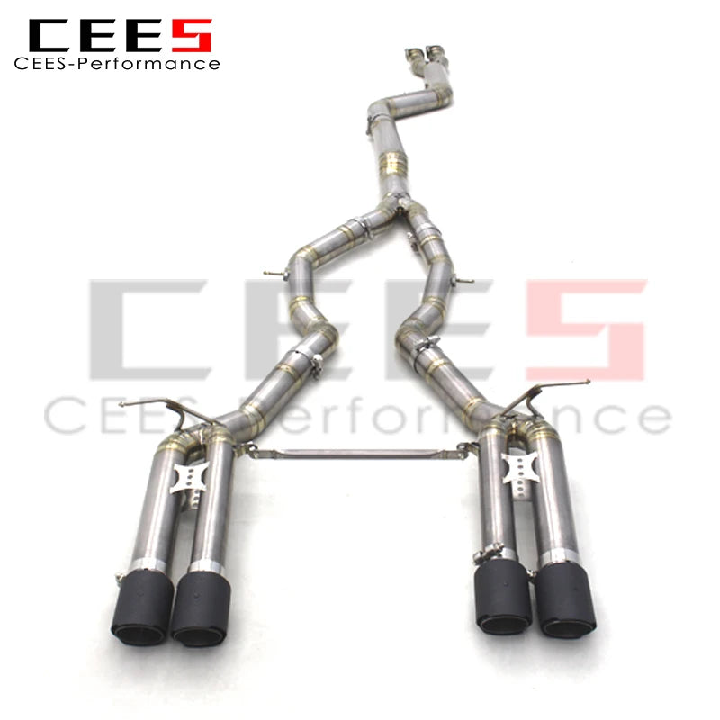 CEES Factory outlet Newest Titanium exhaust pipes For BMW M3/M4 F80/F82/F8X 3.0T 2015-2019 Racing Car Catback Exhaust Systems