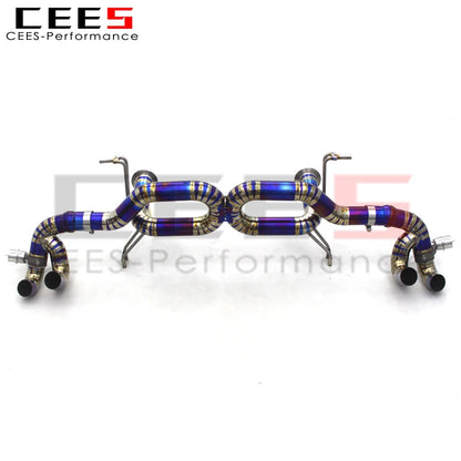 CEES Factory outlet Titanium Catback Exhaust System For Lamborghini LP580 LP610 High Performance Exhaust Pipe