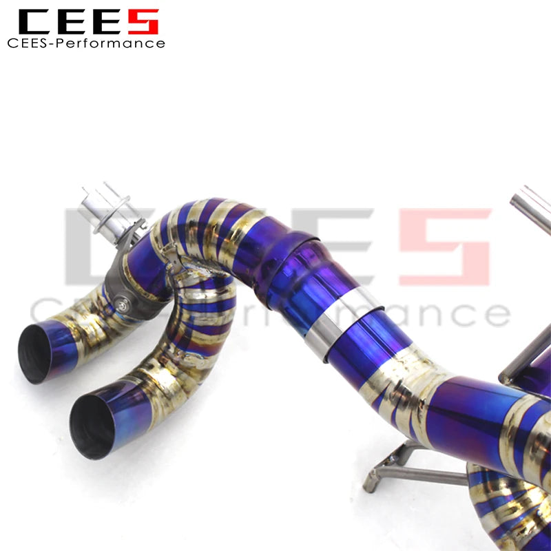 CEES Factory outlet Titanium Catback Exhaust System For Lamborghini LP580 LP610 High Performance Exhaust Pipe