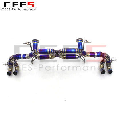 CEES Factory outlet Titanium Catback Exhaust System For Lamborghini LP580 LP610 High Performance Exhaust Pipe