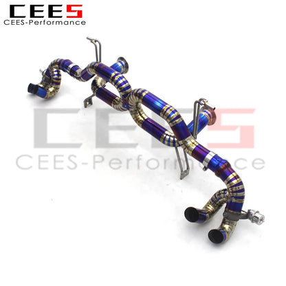 CEES Factory outlet Titanium Catback Exhaust System For Lamborghini LP580 LP610 High Performance Exhaust Pipe