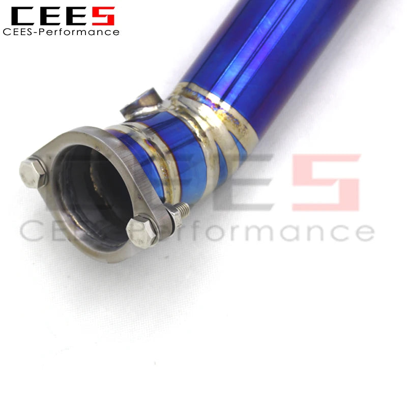 CEES Factory outlet Titanium alloy High Performance exhaust front middle X pipe for bmw M3 E90 E92 E93 Car exhaust pipes