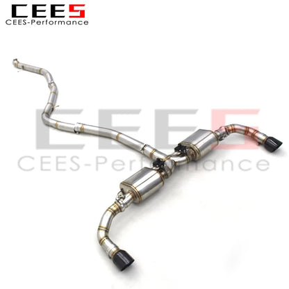 CEES Factory outlet high quality Stainless Steel Valve Exhaust Exhauster System For BMW X5 F15 Tuning Exhaust Muffler Pipes