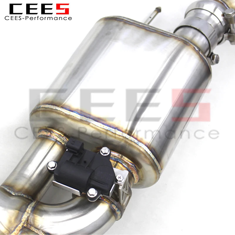 CEES Factory outlet high quality Stainless Steel Valve Exhaust Exhauster System For BMW X5 F15 Tuning Exhaust Muffler Pipes