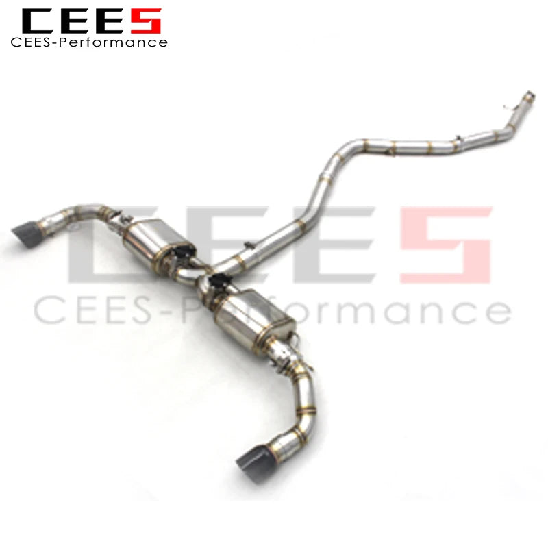 CEES Factory outlet high quality Stainless Steel Valve Exhaust Exhauster System For BMW X5 F15 Tuning Exhaust Muffler Pipes