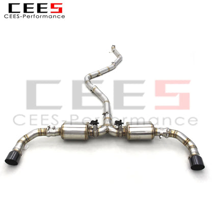 CEES Factory outlet high quality Stainless Steel Valve Exhaust Exhauster System For BMW X5 F15 Tuning Exhaust Muffler Pipes