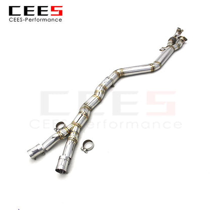 CEES For 2020 BMW G87 M2 Tuning Performance Mid Pipe SS304 Exhaust System