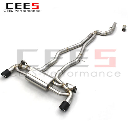 CEES For BMW M240i M240 B58 3.0T 2017-2023 High Performance Car Exhaust System Stainless Steel Catbak Exhaust