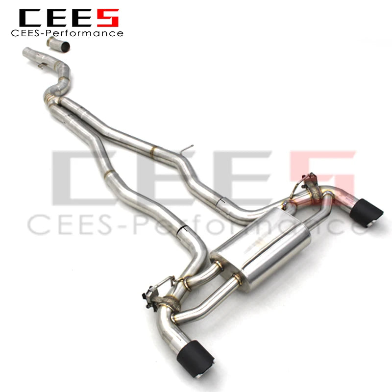 CEES For BMW M240i M240 B58 3.0T 2017-2023 High Performance Car Exhaust System Stainless Steel Catbak Exhaust