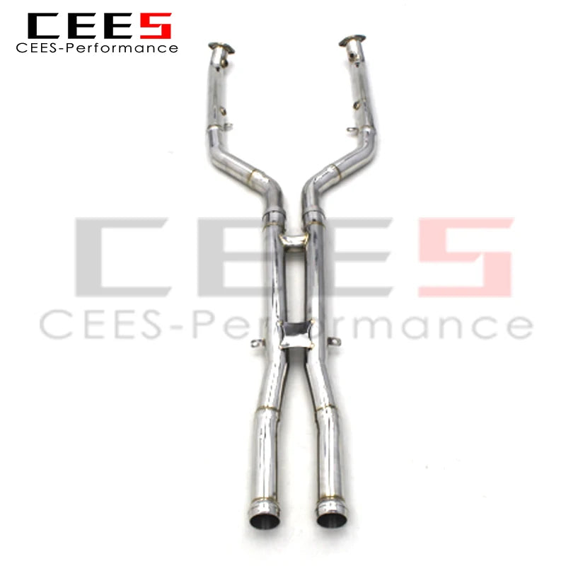 CEES For BMW M3 E90/E92/E93 V8 4.0L 2008-2013 Mid pipe 304 Stainless Steel Exhaust Pipes Car Exhaust System