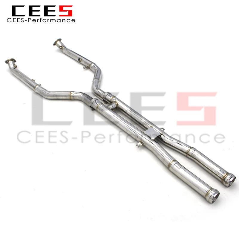 CEES For BMW M3 E90/E92/E93 V8 4.0L 2008-2013 Mid pipe 304 Stainless Steel Exhaust Pipes Car Exhaust System