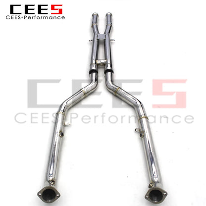 CEES For BMW M3 E90/E92/E93 V8 4.0L 2008-2013 Mid pipe 304 Stainless Steel Exhaust Pipes Car Exhaust System