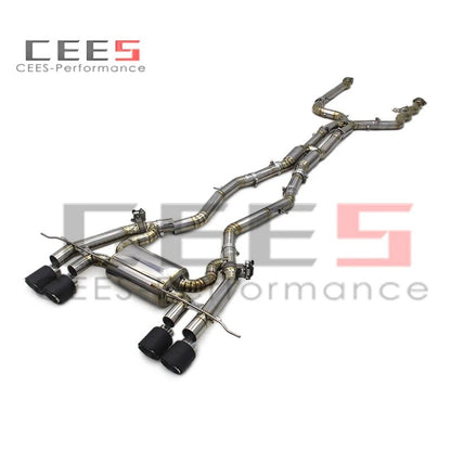 CEES Catback Exhaust For BMW M3/M4 G80/G82 3.0T 2020-2025 Titanium Sprot valvetronic Exhaust  Assembly