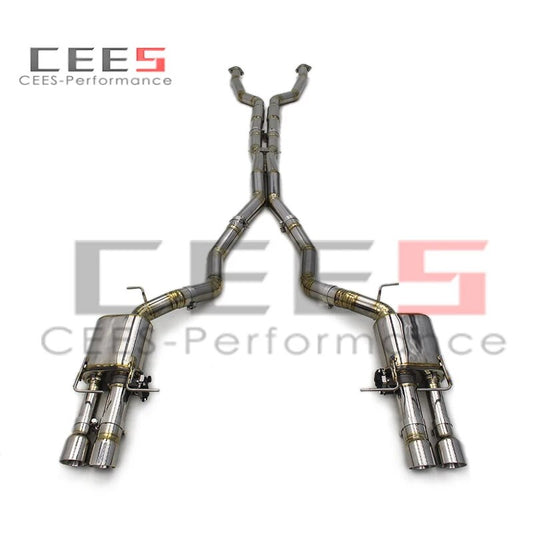 CEES For BMW M5 E60 5.0 2003-2010 Performance Titanium Exhaust Pipe Muffler Catback Exhaust System Escape