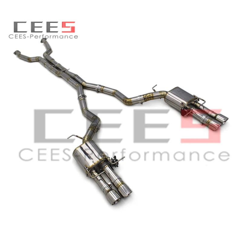 CEES For BMW M5 E60 5.0 2003-2010 Performance Titanium Exhaust Pipe Muffler Catback Exhaust System Escape