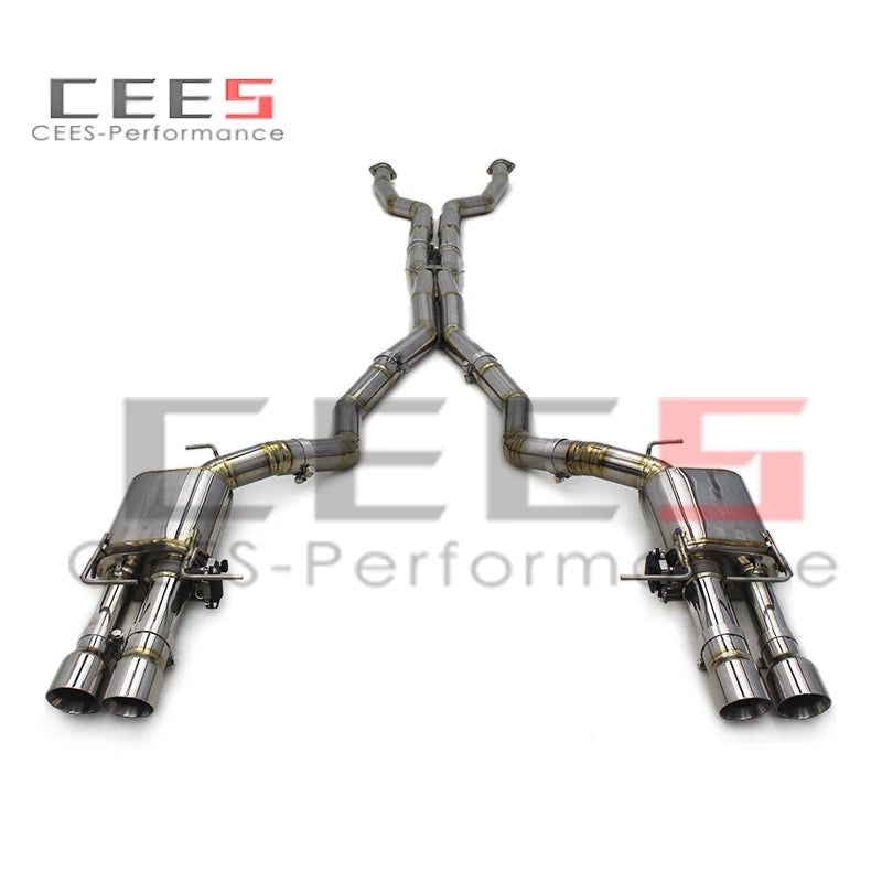 CEES For BMW M5 E60 5.0 2003-2010 Performance Titanium Exhaust Pipe Muffler Catback Exhaust System Escape