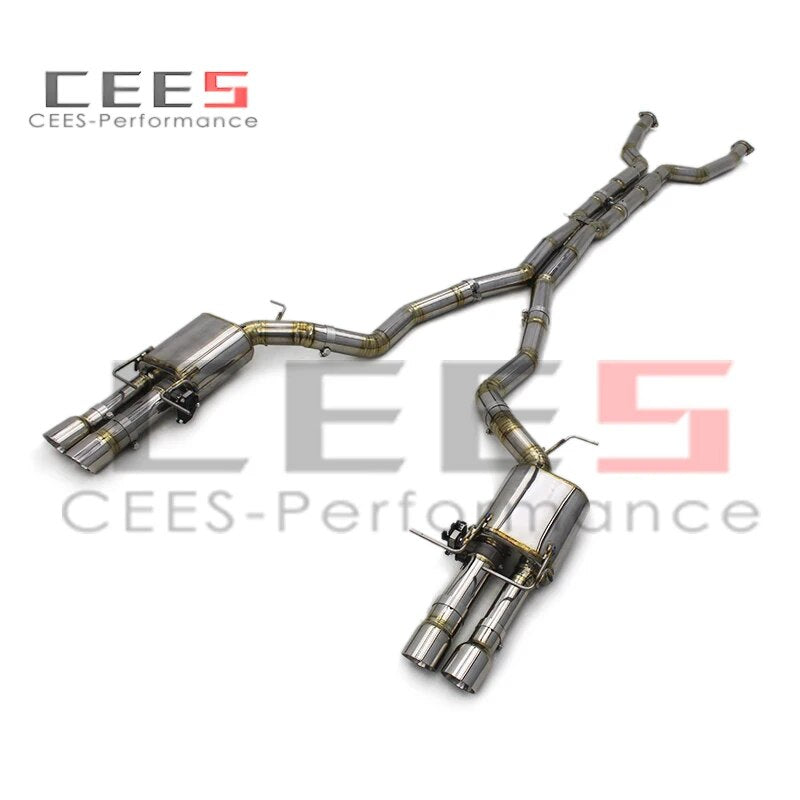 CEES For BMW M5 E60 5.0 2003-2010 Performance Titanium Exhaust Pipe Muffler Catback Exhaust System Escape