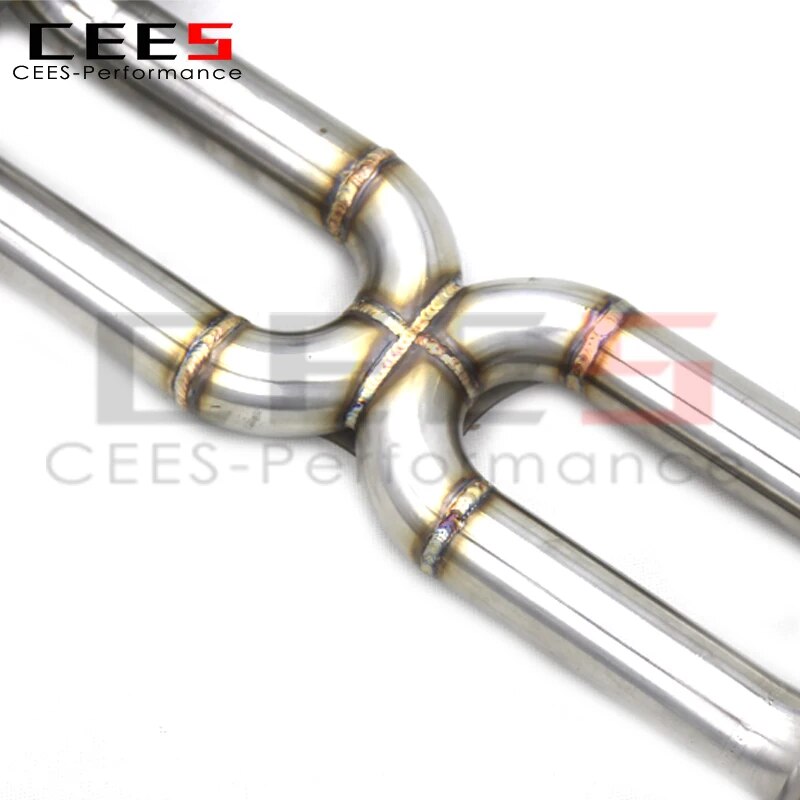 CEES For Ferrari SF90 3.9T V8 2019-2023 304 Stainless Steel Performance racing Car Straight Exhaust Pipes System