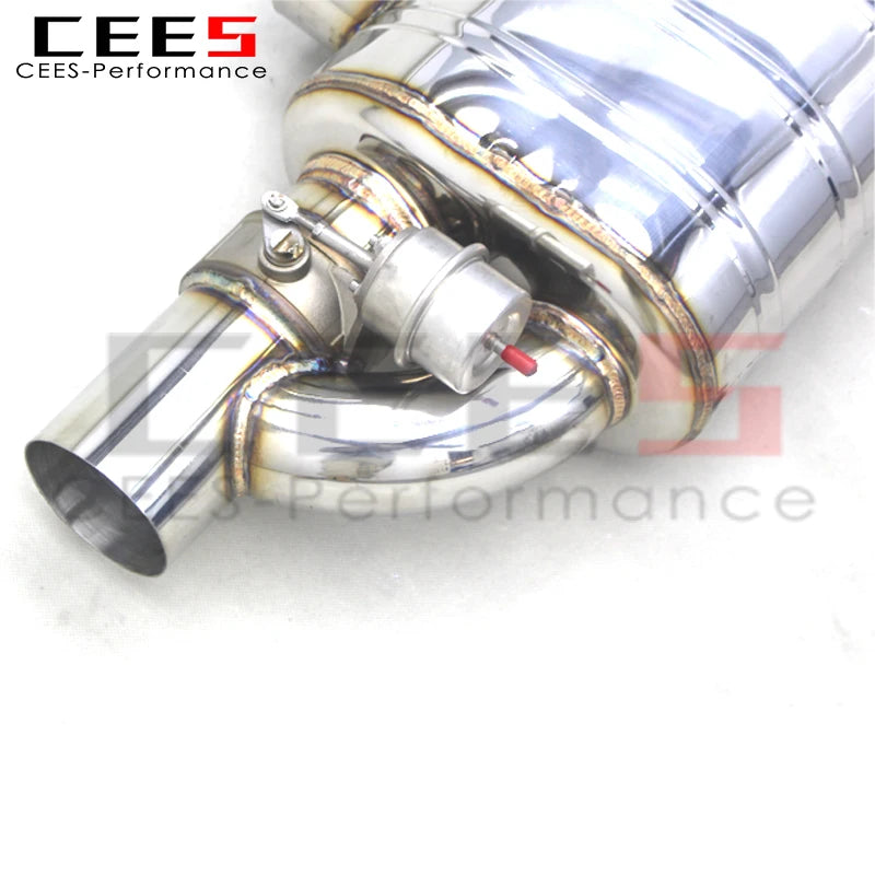 CEES For Various Models Universal Exhaust valve control Stainless Steel Exhaust Pipe Muffler Car Exhaust System