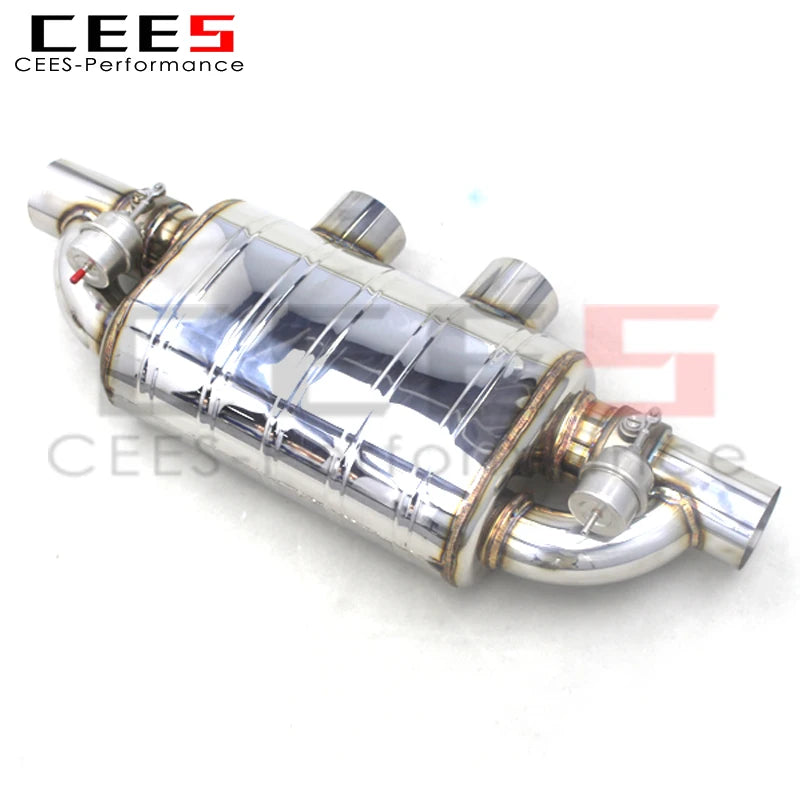 CEES For Various Models Universal Exhaust valve control Stainless Steel Exhaust Pipe Muffler Car Exhaust System