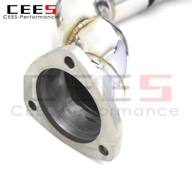 CEES Front Pipe X Pipe For  DB9 V12 6.0L 2012-2016 Stainless Steel Exhaust Pipes Racing Sport Car Exhaust Systems