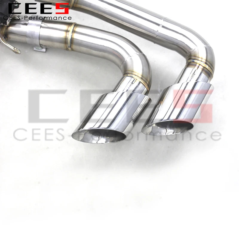 CEES Full Exhaust Pipes For Lamborghini URUS 4.0 2018-2023 Stainless Steel Exhaust Pipe Muffler Racing Catback Exhaust Downpipe