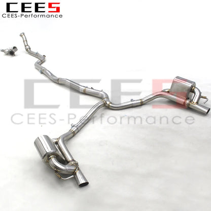 CEES Full Exhaust Pipes For Mercedes-Benz GT43 AMG 3.0T 2019-2023 Escape Stainless Steel Catback Car Exhaust Muffler Downpipes