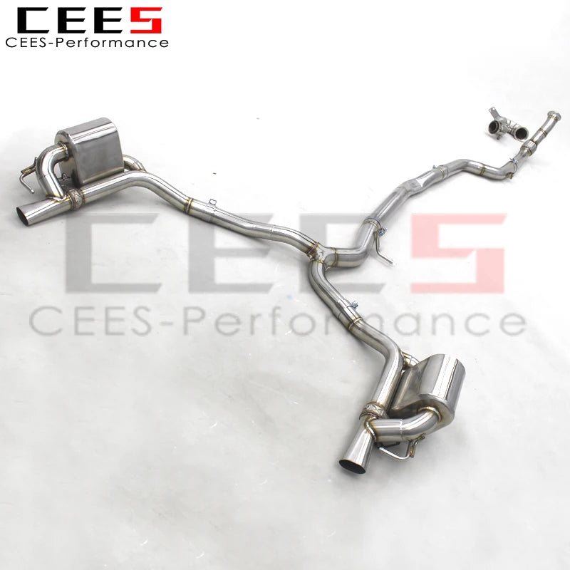 CEES Full Exhaust Pipes For Mercedes-Benz GT43 AMG 3.0T 2019-2023 Escape Stainless Steel Catback Car Exhaust Muffler Downpipes