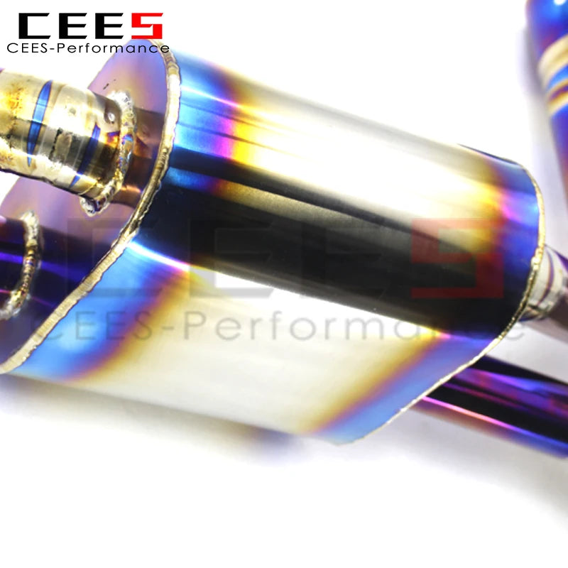 CEES  High Flow titanium alloy Catback Exhaust For Ferrari F8 Spider 3.9 2019- Exhaust pipes automobile exhaust pipe