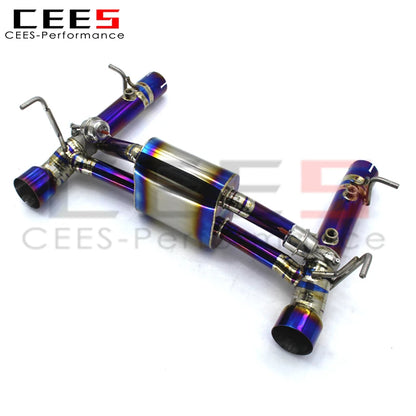 CEES  High Flow titanium alloy Catback Exhaust For Ferrari F8 Spider 3.9 2019- Exhaust pipes automobile exhaust pipe