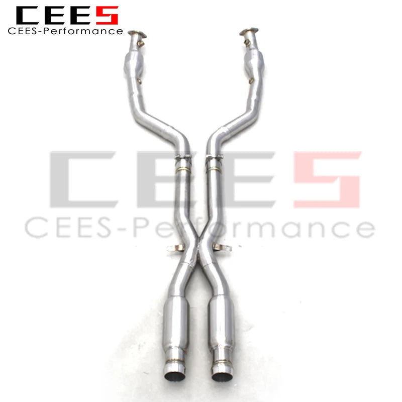 CEES High Performance Middle pipe/Mid pipe catted downpipe For BMW M3 E90/E92/E93 4.0L 2007-2013 Stainless Steel  exhaust pipes