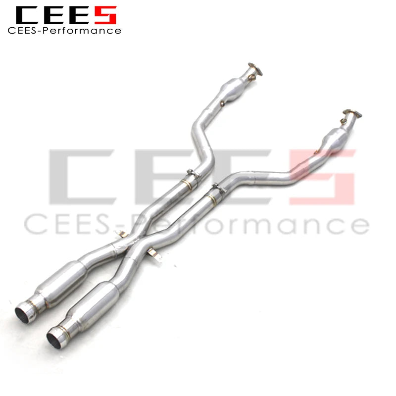 CEES High Performance Middle pipe/Mid pipe catted downpipe For BMW M3 E90/E92/E93 4.0L 2007-2013 Stainless Steel  exhaust pipes