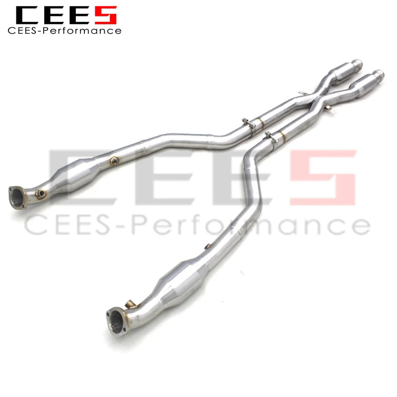 CEES High Performance Middle pipe/Mid pipe catted downpipe For BMW M3 E90/E92/E93 4.0L 2007-2013 Stainless Steel  exhaust pipes