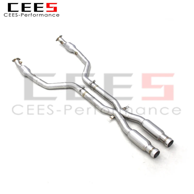 CEES High Performance Middle pipe/Mid pipe catted downpipe For BMW M3 E90/E92/E93 4.0L 2007-2013 Stainless Steel  exhaust pipes