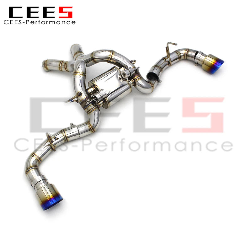 CEES High Performance Racing Exhaust Pipes For Mclaren 570S 570GT 3.8 2015- Catback Muffler Pipe 304Stainless Steel