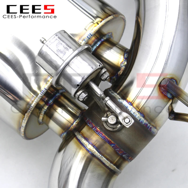 CEES High Performance Racing Exhaust Pipes For Mclaren 570S 570GT 3.8 2015- Catback Muffler Pipe 304Stainless Steel