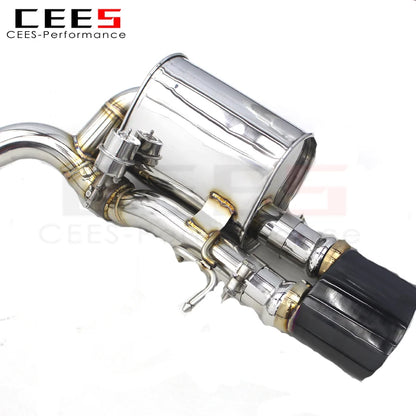 CEES High Quality Catback Exhaust For Audi S4/S5 B8 B8.5 3.0T 2013-2019 Exhaust System Stainless Steel Valve exhaust muffler