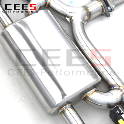 CEES High quality Catback Exhaust systems car exhaust muffler exhaust pipes For Mercedes-Benz GLC200 2.0T 2017-2019